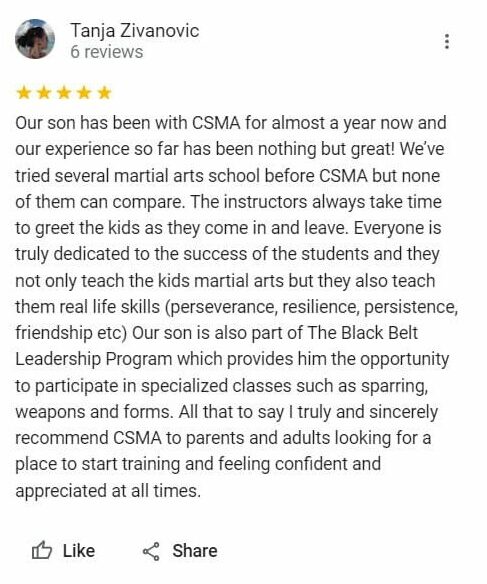 Teen Martial Arts Classes | CSMA in Stittsville